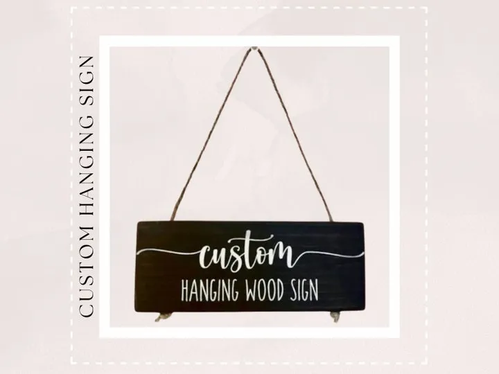 Custom Hanging Sign - Custom Sign - Hanging Sign - Custom Wood Sign - Custom Door Sign - Hanging Wood Sign - Personalized Sign -Signs Custom