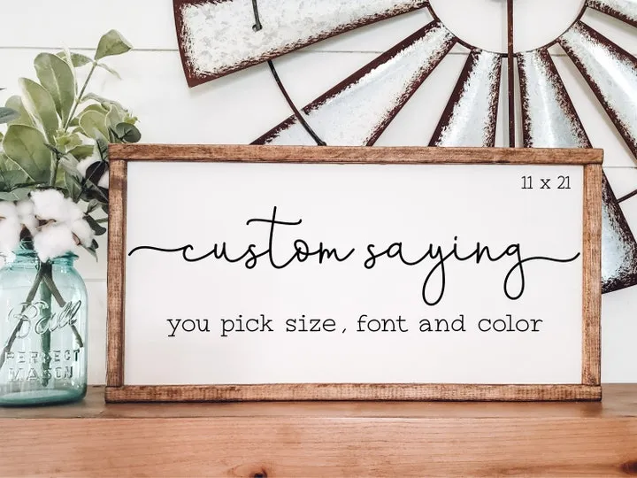 Personalized Wood Sign, Custom Wood Sign, Custom Quote Sign, Wood Sign Quotes, Personalized Home Decor, Wall Art, Established Name Sign